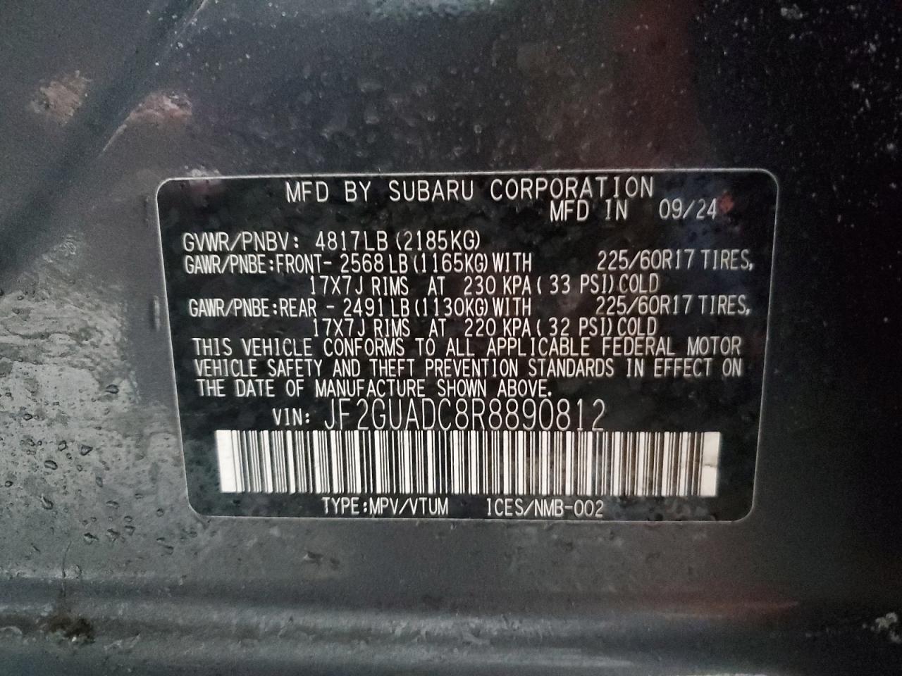 2024 Subaru XV - Image 14