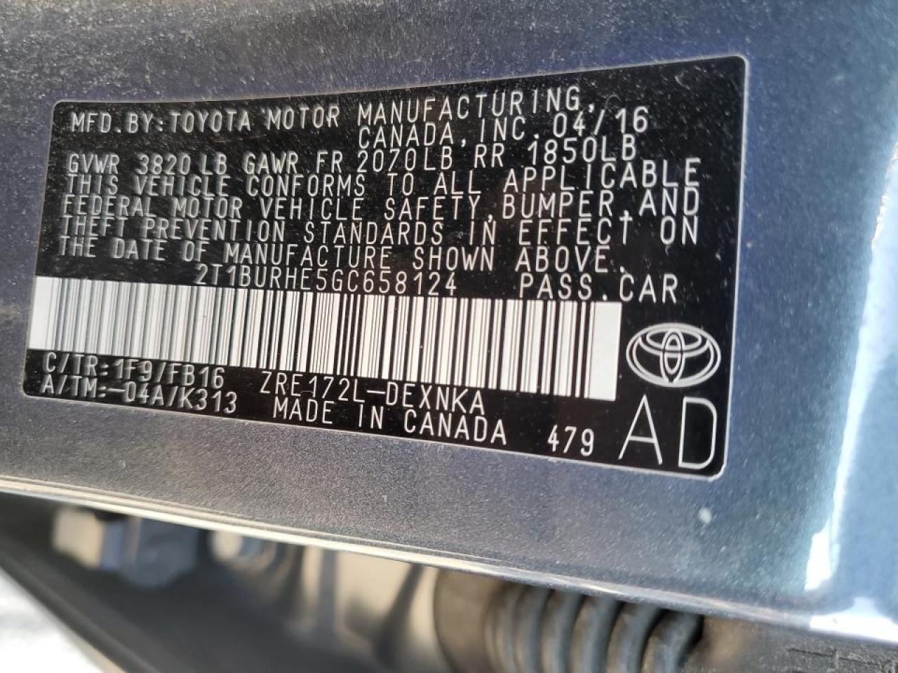 2016 Toyota Corolla - Image 12