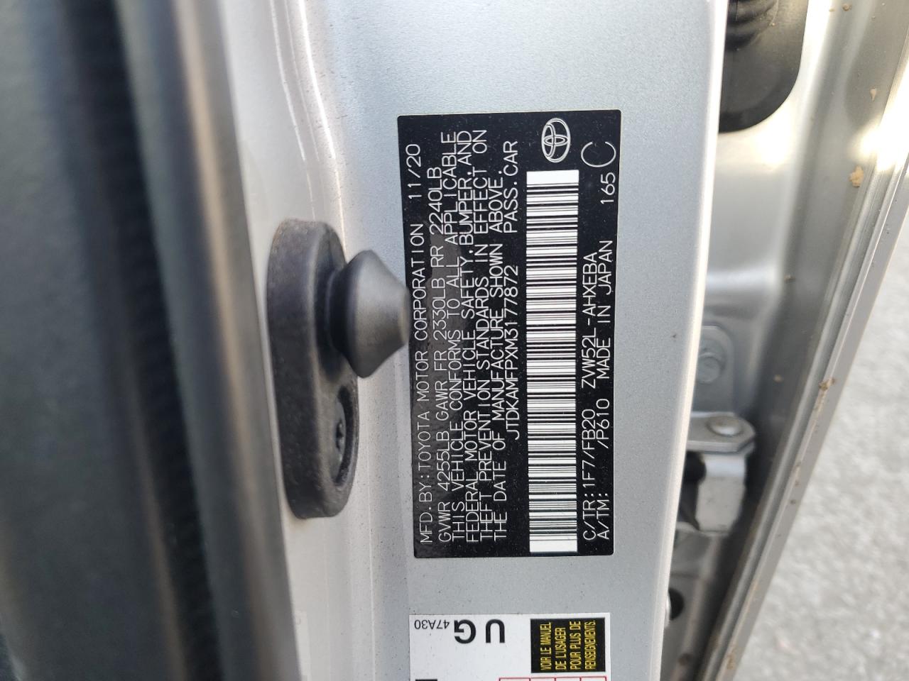 2021 Toyota Prius - Image 12
