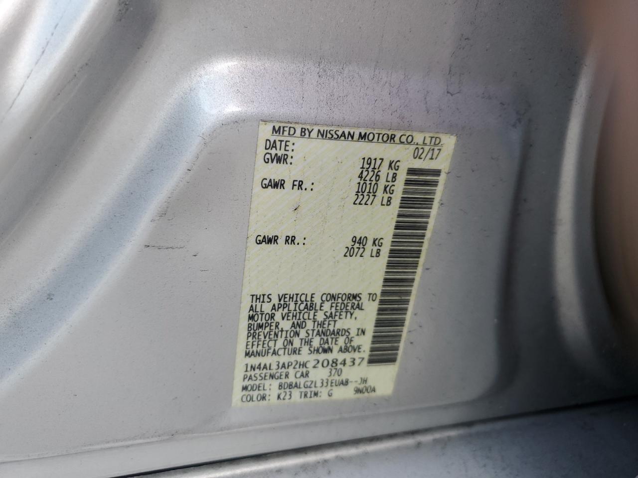 2017 Nissan Altima - Image 12
