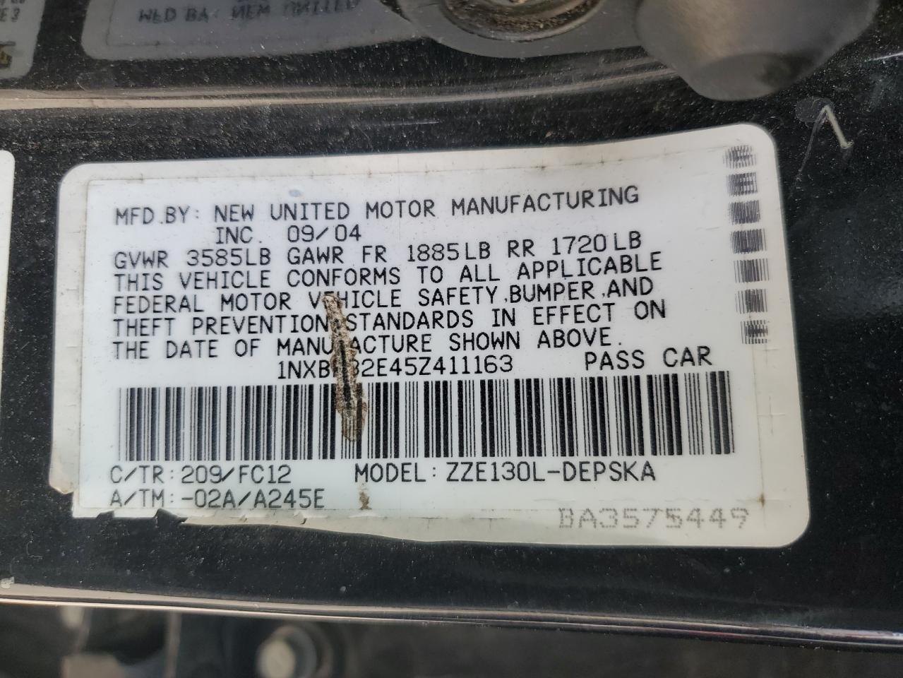 2005 Toyota Corolla - Image 12