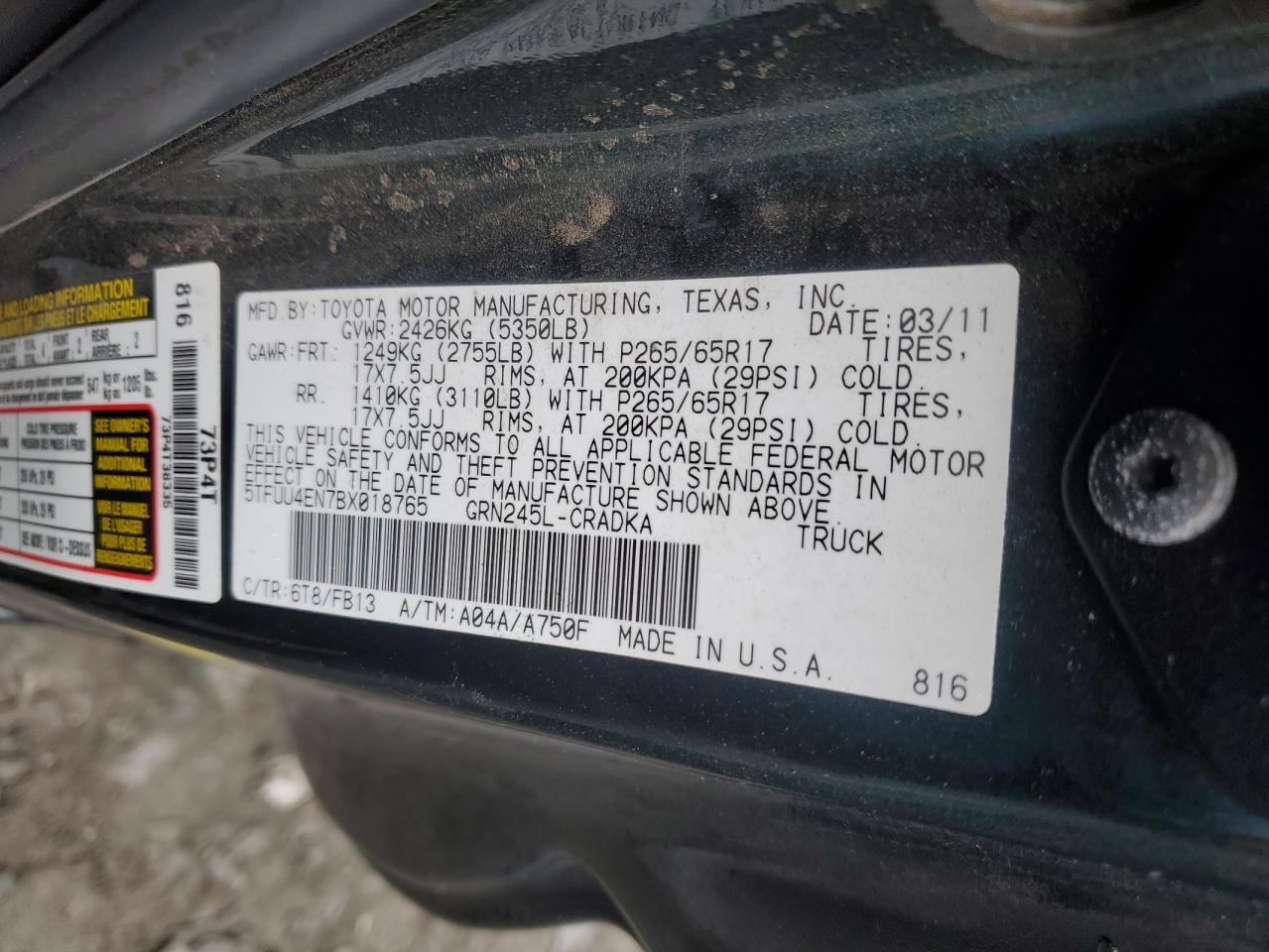 2011 Toyota Tacoma - Image 12