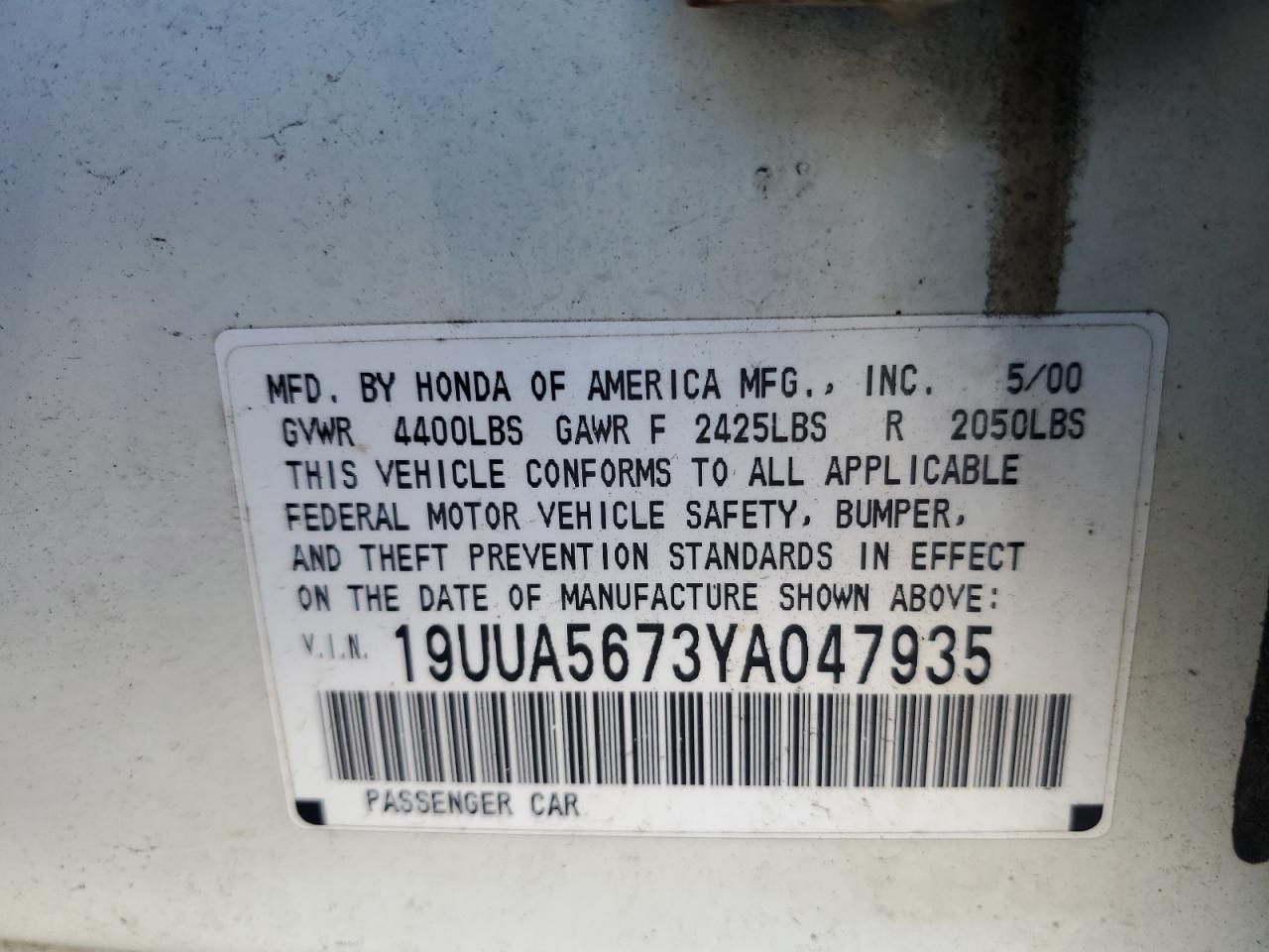 2000 Acura TL - Image 12