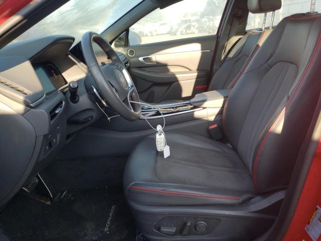  HYUNDAI SONATA 2020 Красный