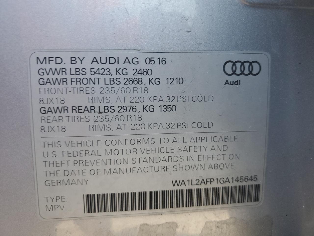 2016 Audi Q5 - Image 13