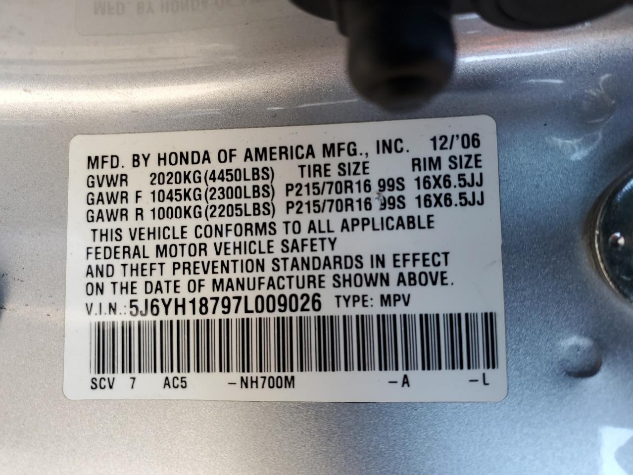2007 Honda Element - Image 12