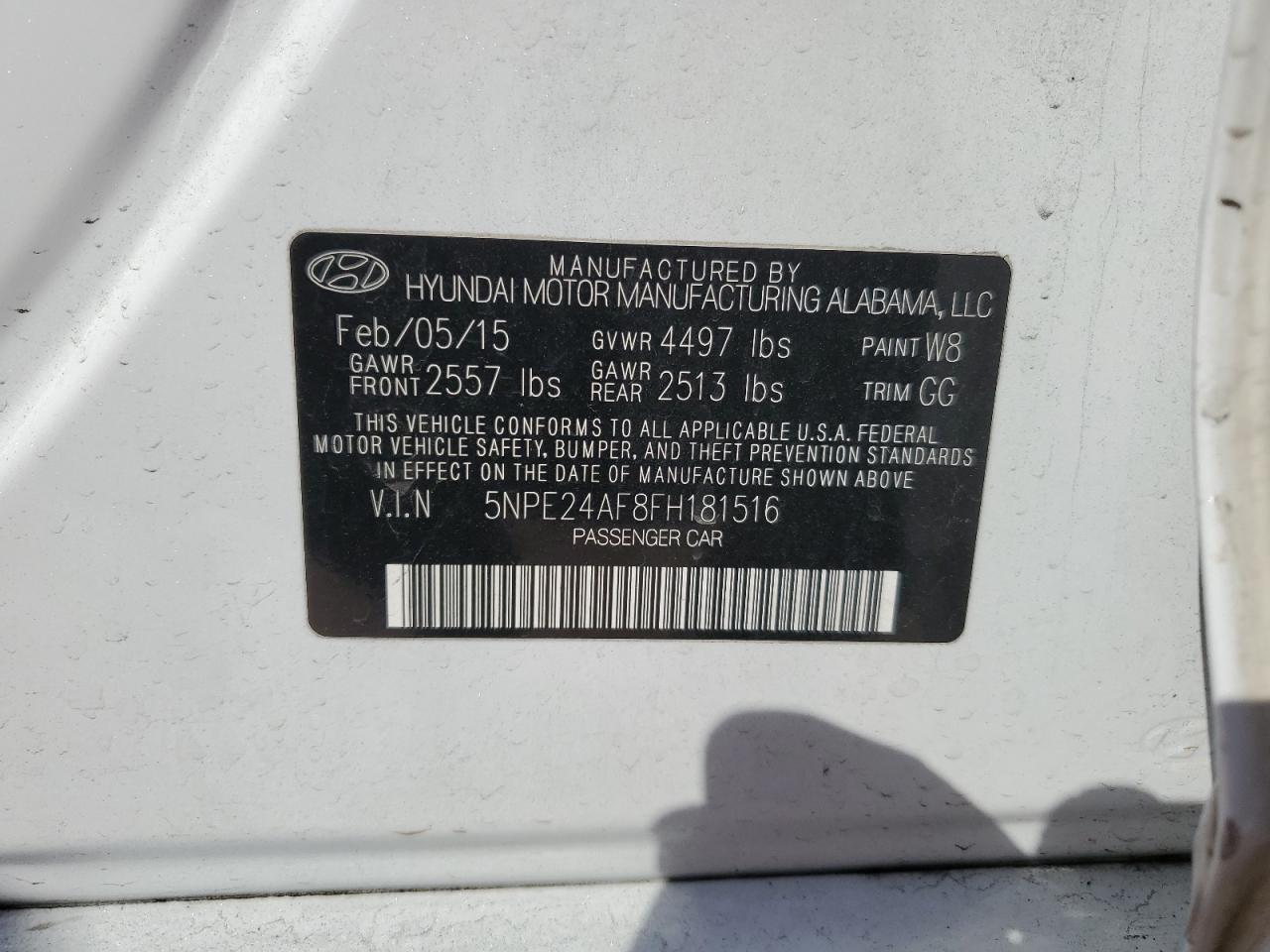 2015 Hyundai Sonata - Image 13