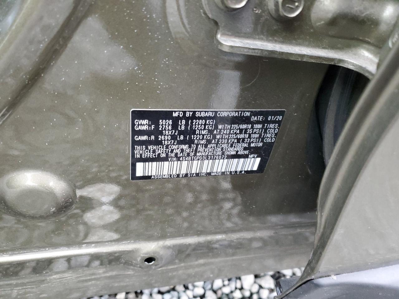 2020 Subaru Outback - Image 13