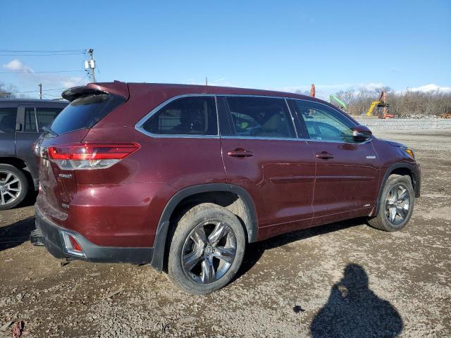  TOYOTA HIGHLANDER 2017 Бургунді