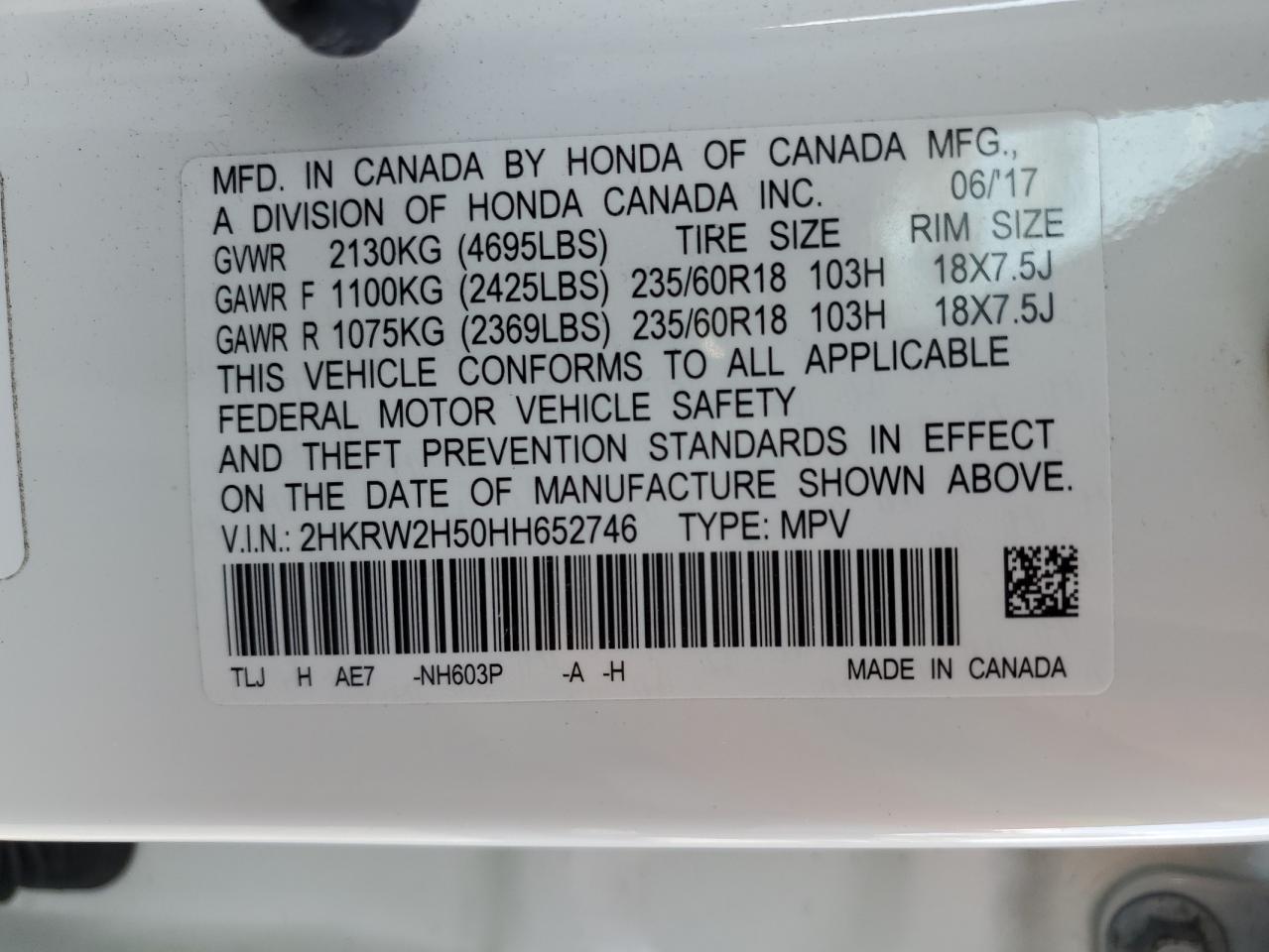 2017 Honda CR-V - Image 15