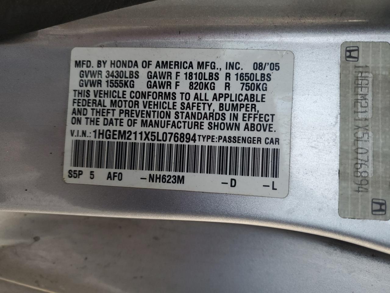 2005 Honda Civic - Image 12