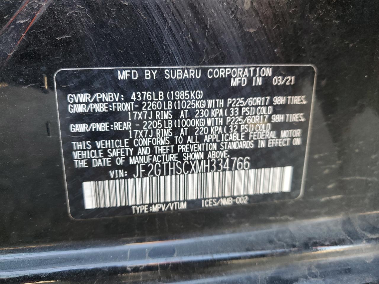 2021 Subaru XV - Image 13