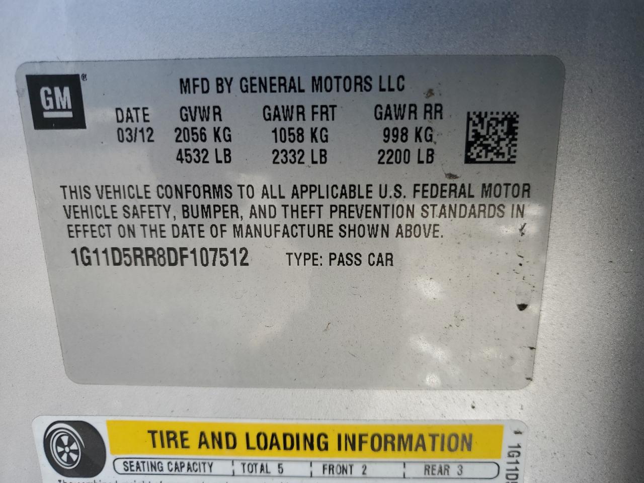 2013 Chevrolet Malibu - Image 12