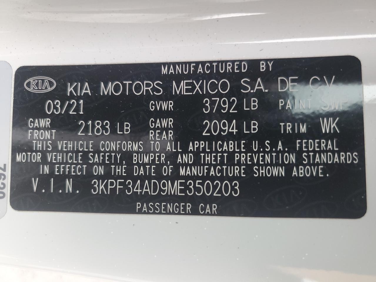 2021 Kia Forte - Image 12
