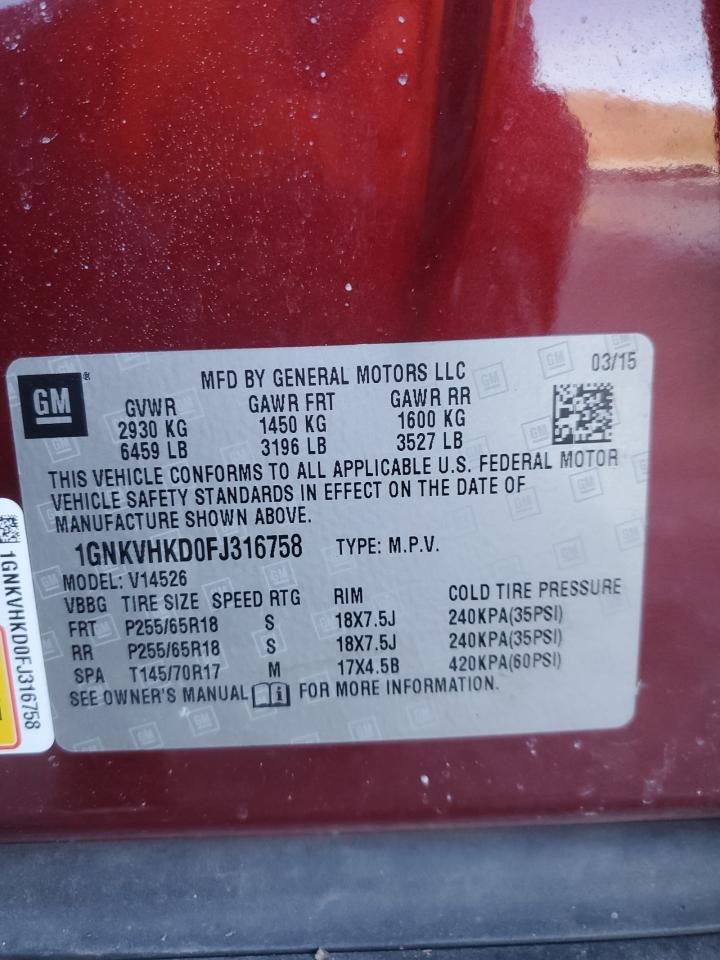 2015 Chevrolet Traverse - Image 13