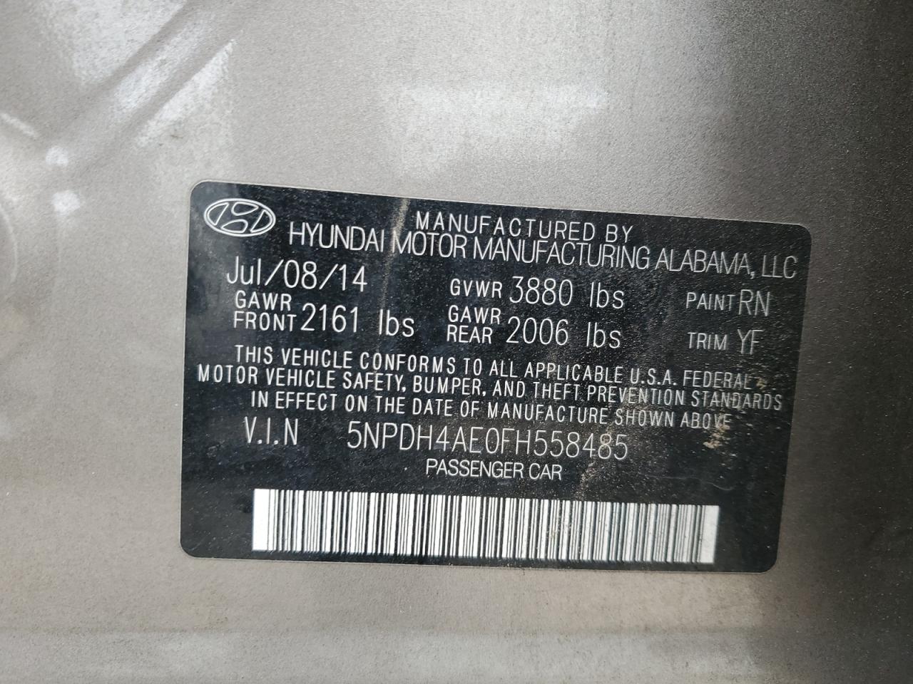 2015 Hyundai Elantra - Image 13