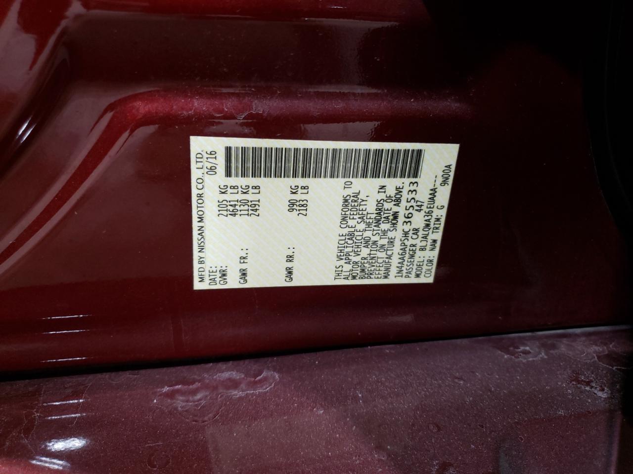 2017 Nissan Maxima - Image 12