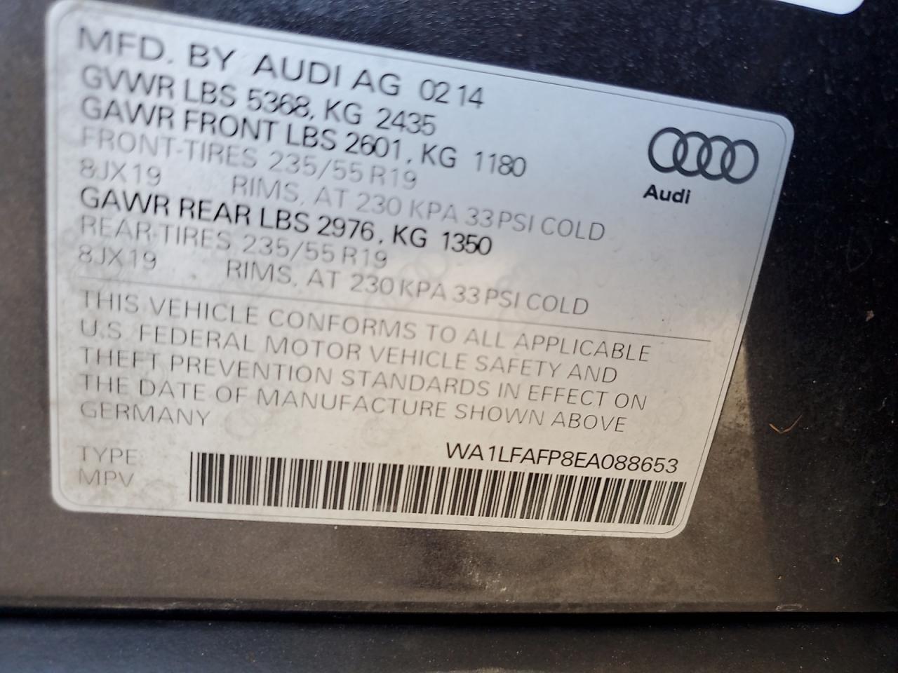 2014 Audi Q5 - Image 12