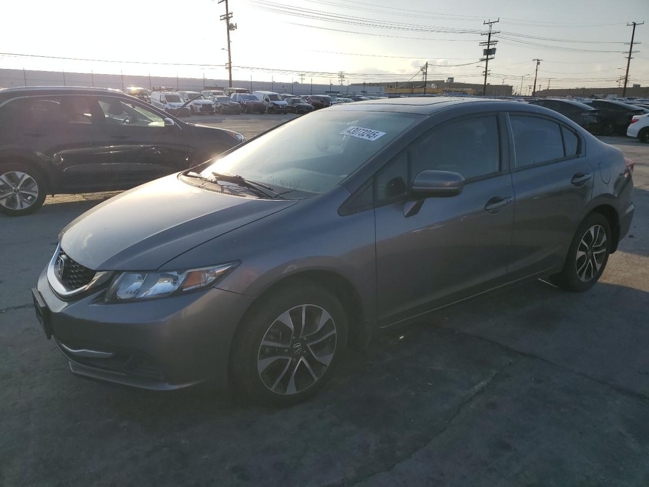 2015 Honda Civic Ex for Sale in Sun Valley, CA - Burn