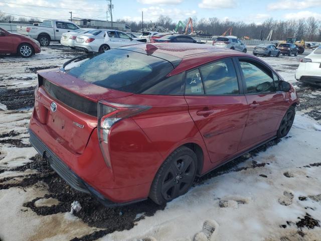  TOYOTA PRIUS 2018 Красный