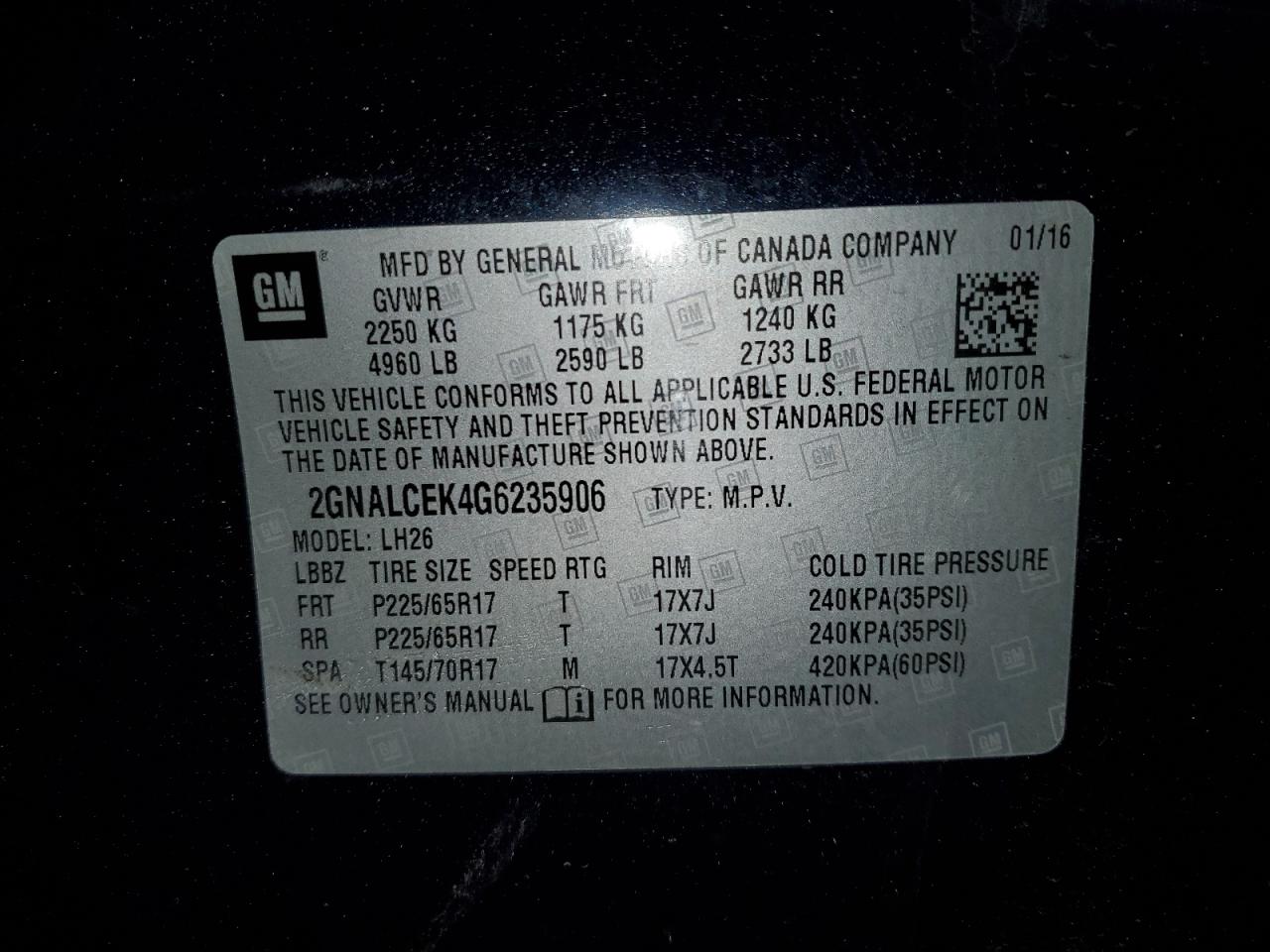 2016 Chevrolet Equinox - Image 14