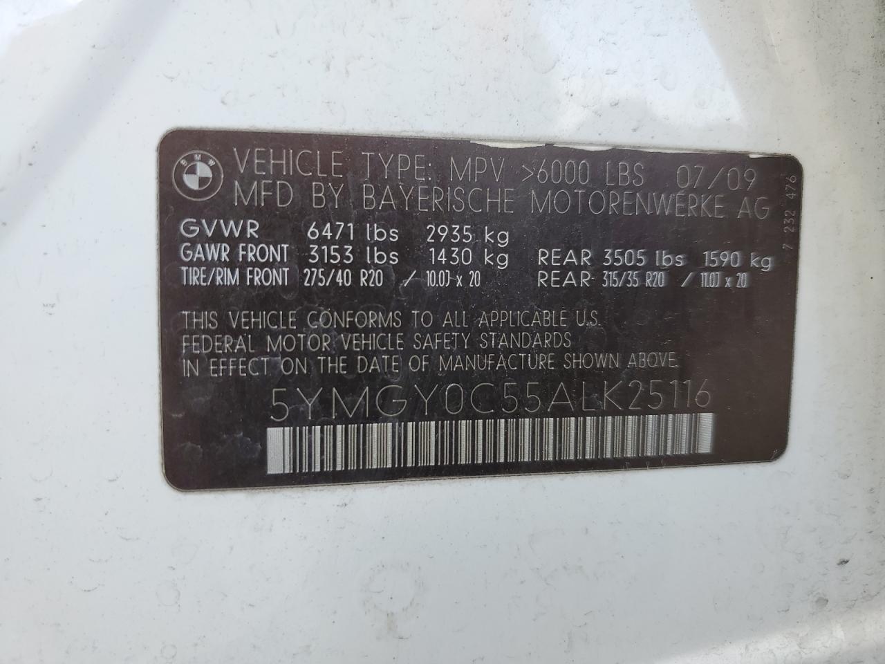 2010 BMW X5 - Image 14