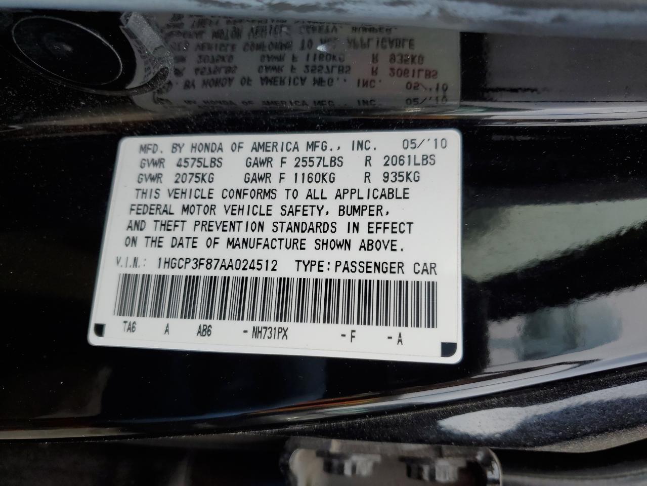 2010 Honda Accord - Image 12