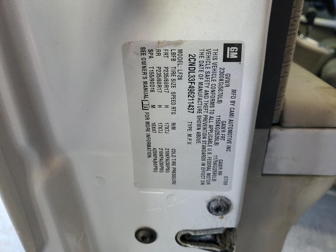 2009 Chevrolet Equinox - Image 12