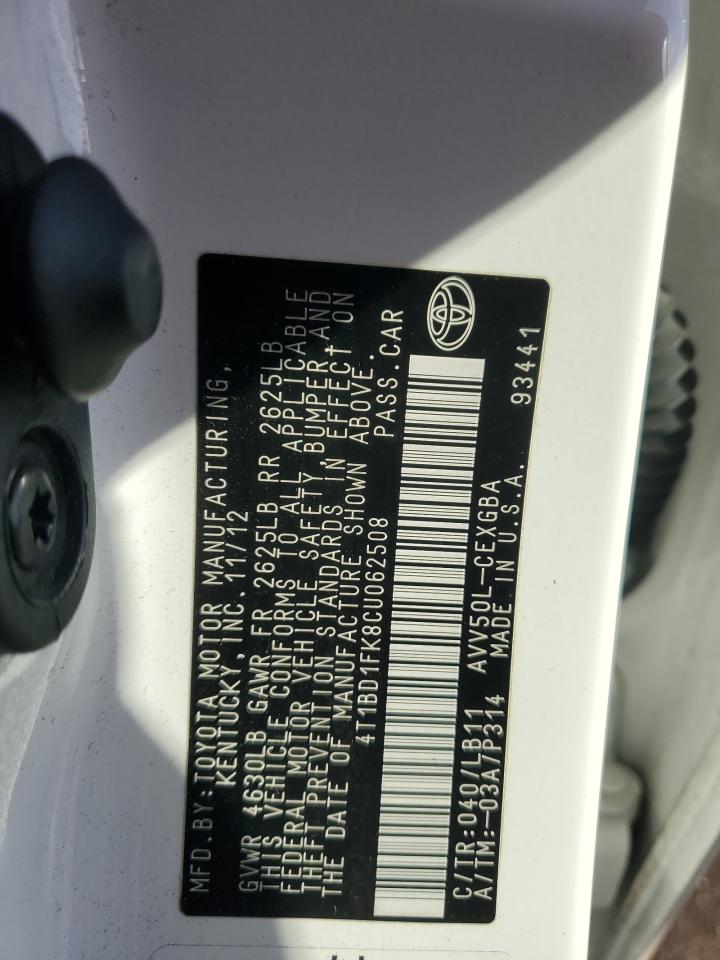 2012 Toyota Camry - Image 12