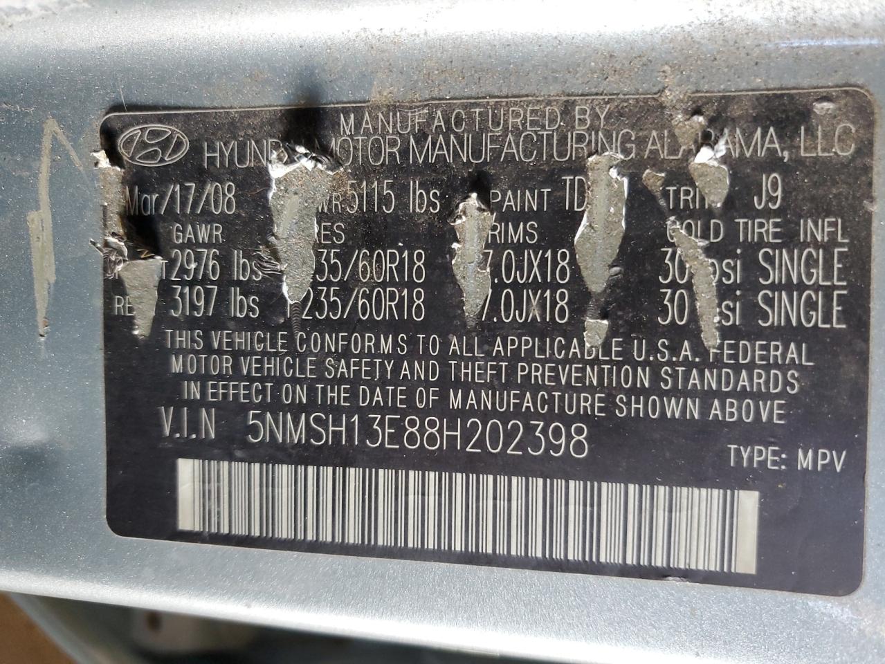 2008 Hyundai Santa Fe - Image 12