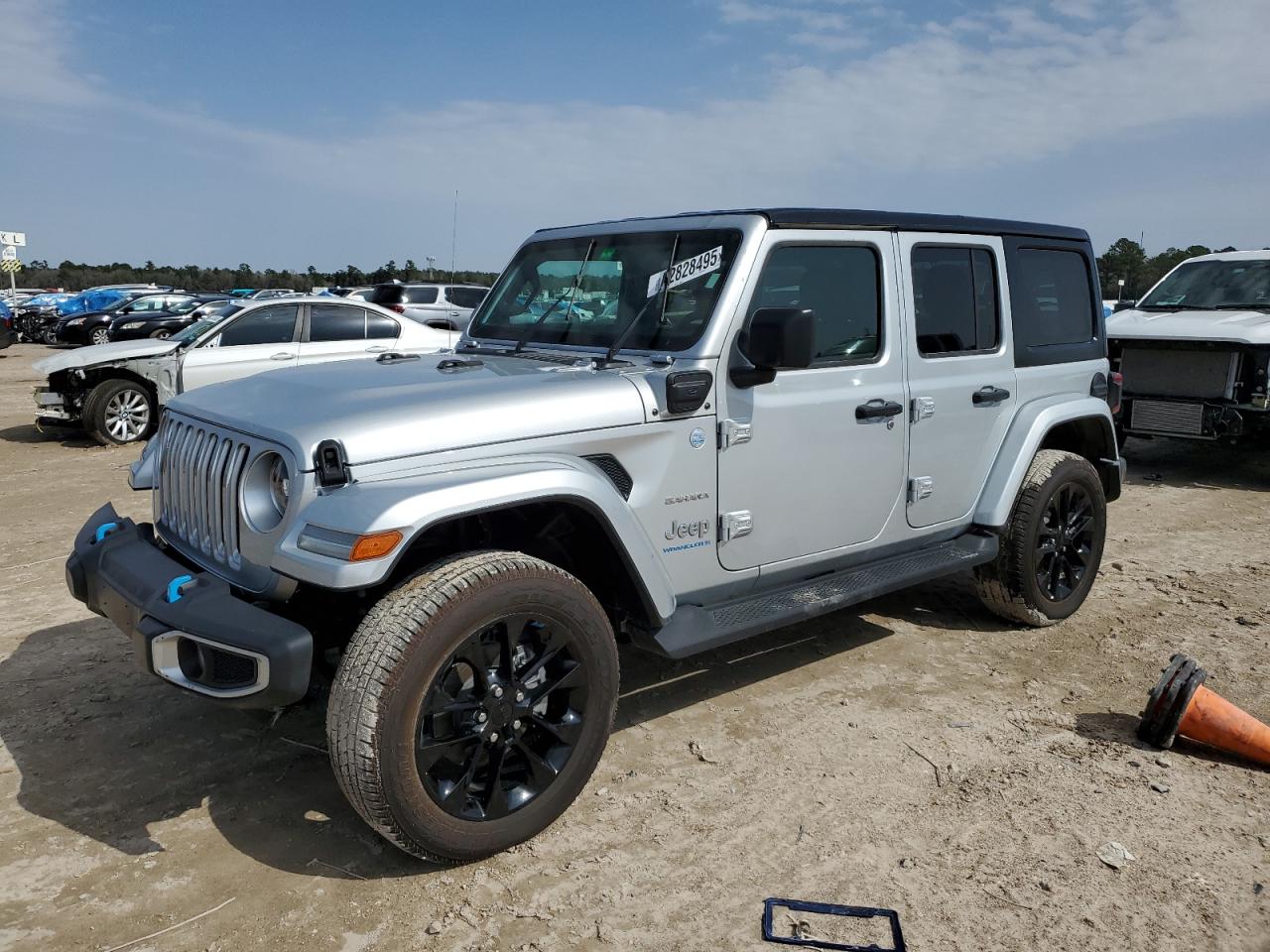 2023 Jeep Wrangler Sahara 4Xe за продажба в Houston, TX - Water/Flood