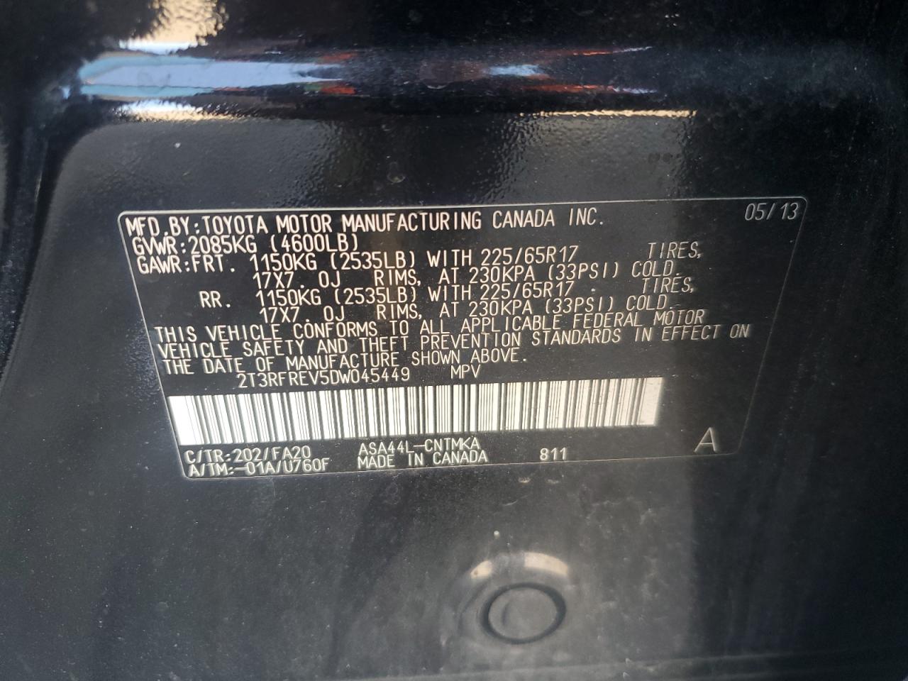 2013 Toyota RAV 4 - Image 13