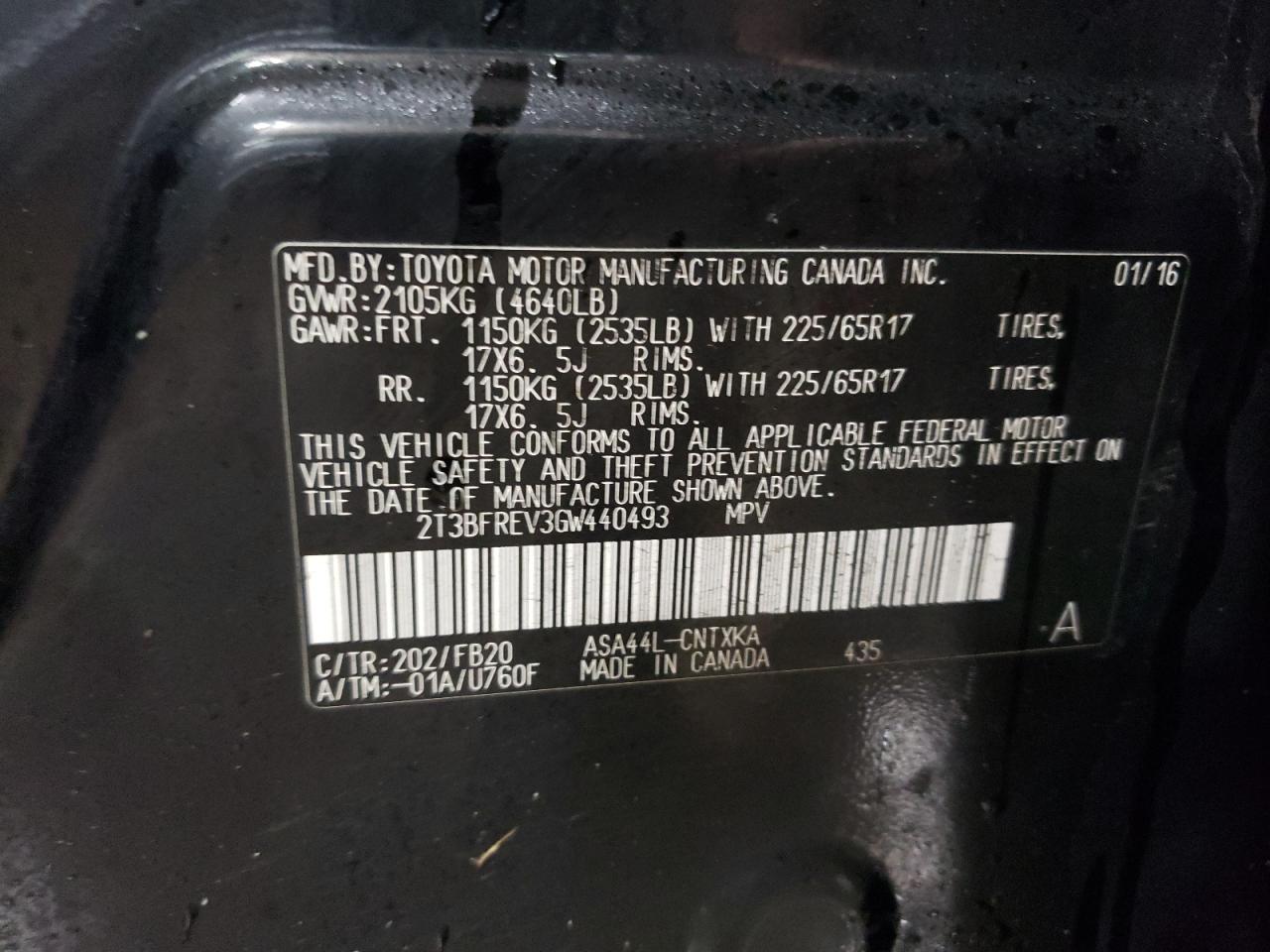 2016 Toyota RAV 4 - Image 13