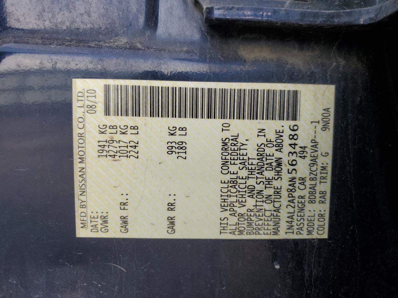 2010 Nissan Altima - Image 12