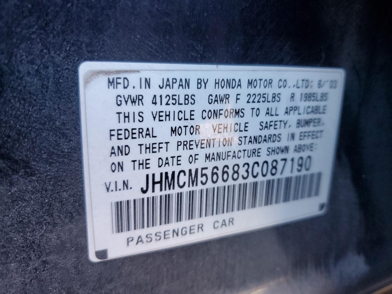 2003 Honda Accord - Image 13