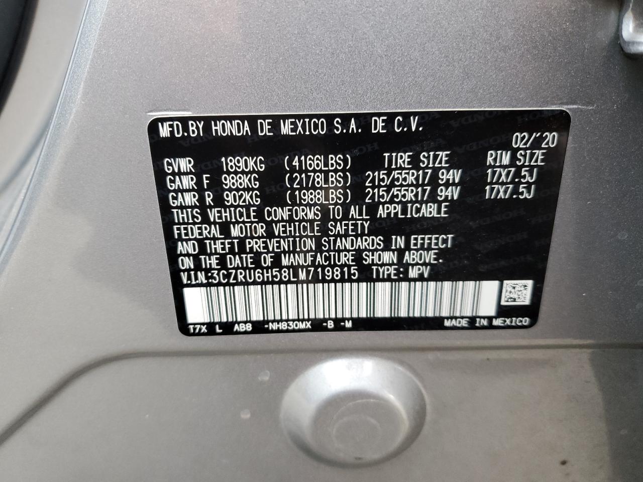 2020 Honda HR-V - Image 12