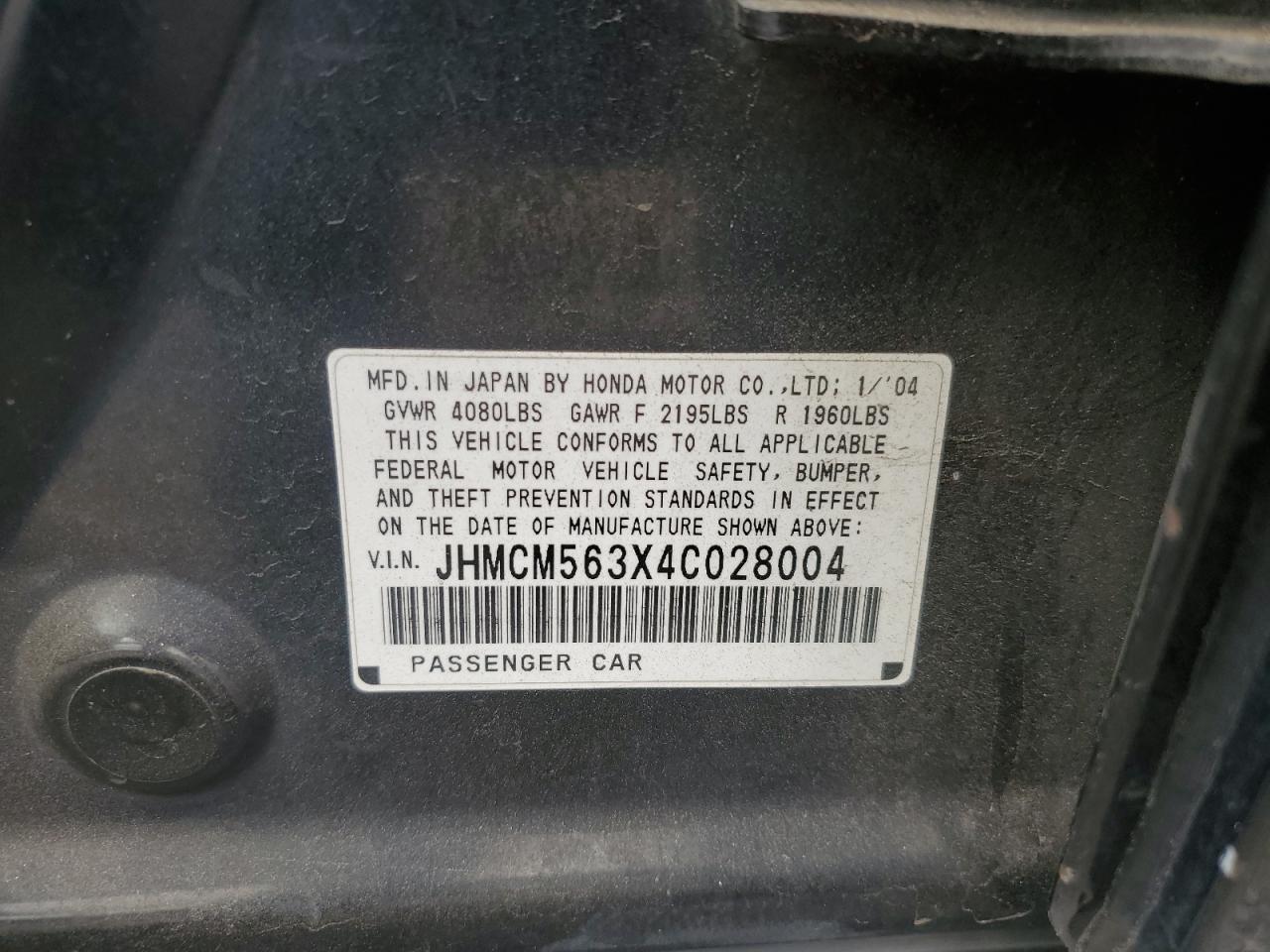 2004 Honda Accord - Image 12