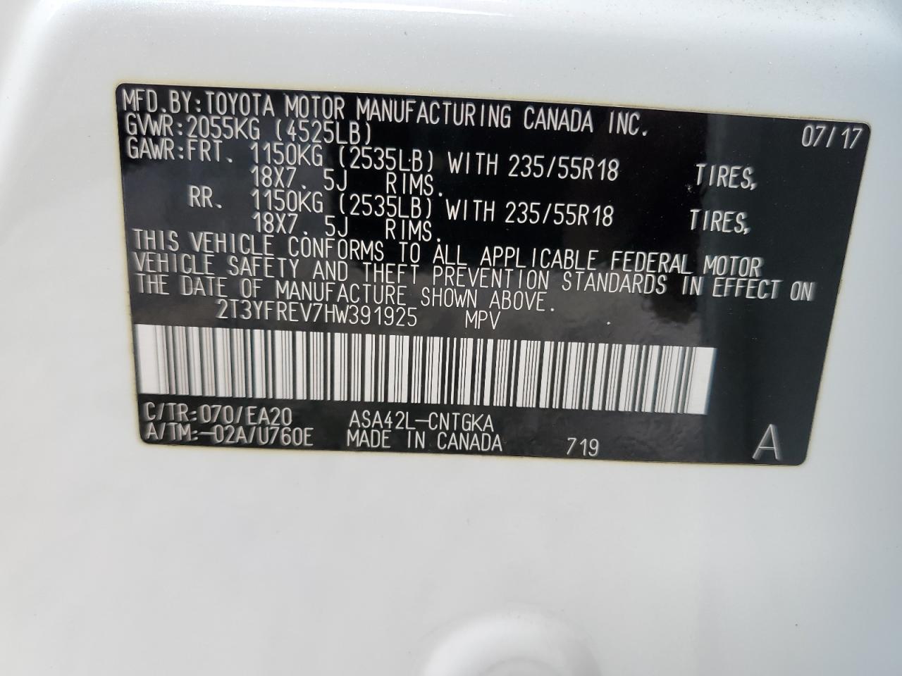 2017 Toyota RAV 4 - Image 16