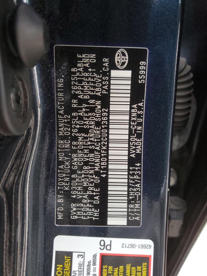 2012 Toyota Camry - Image 12