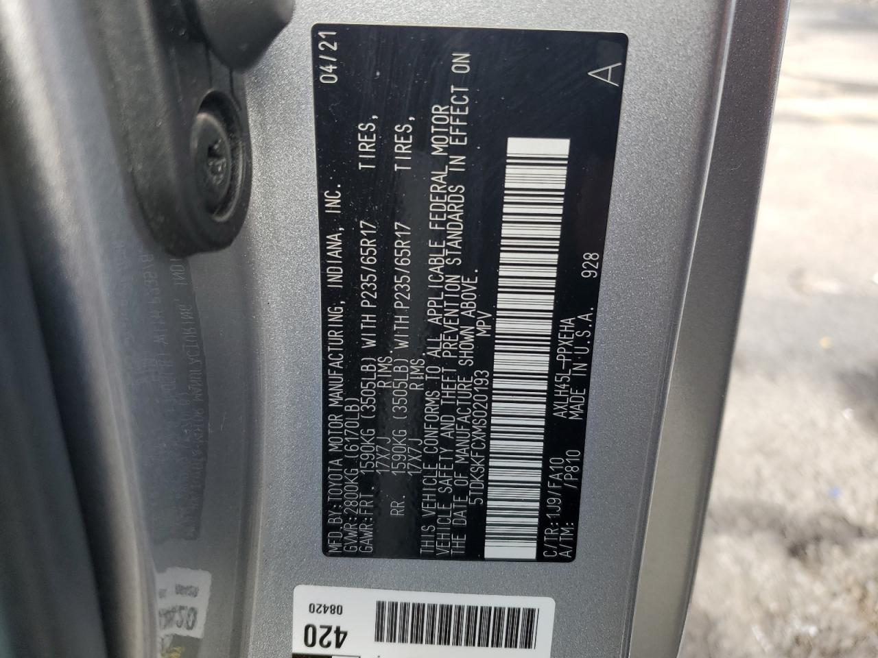 2021 Toyota Sienna - Image 14