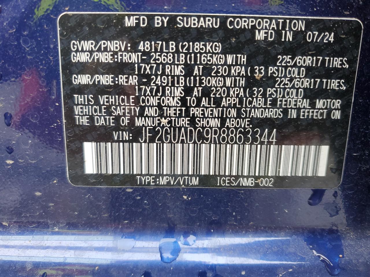 2024 Subaru XV - Image 12