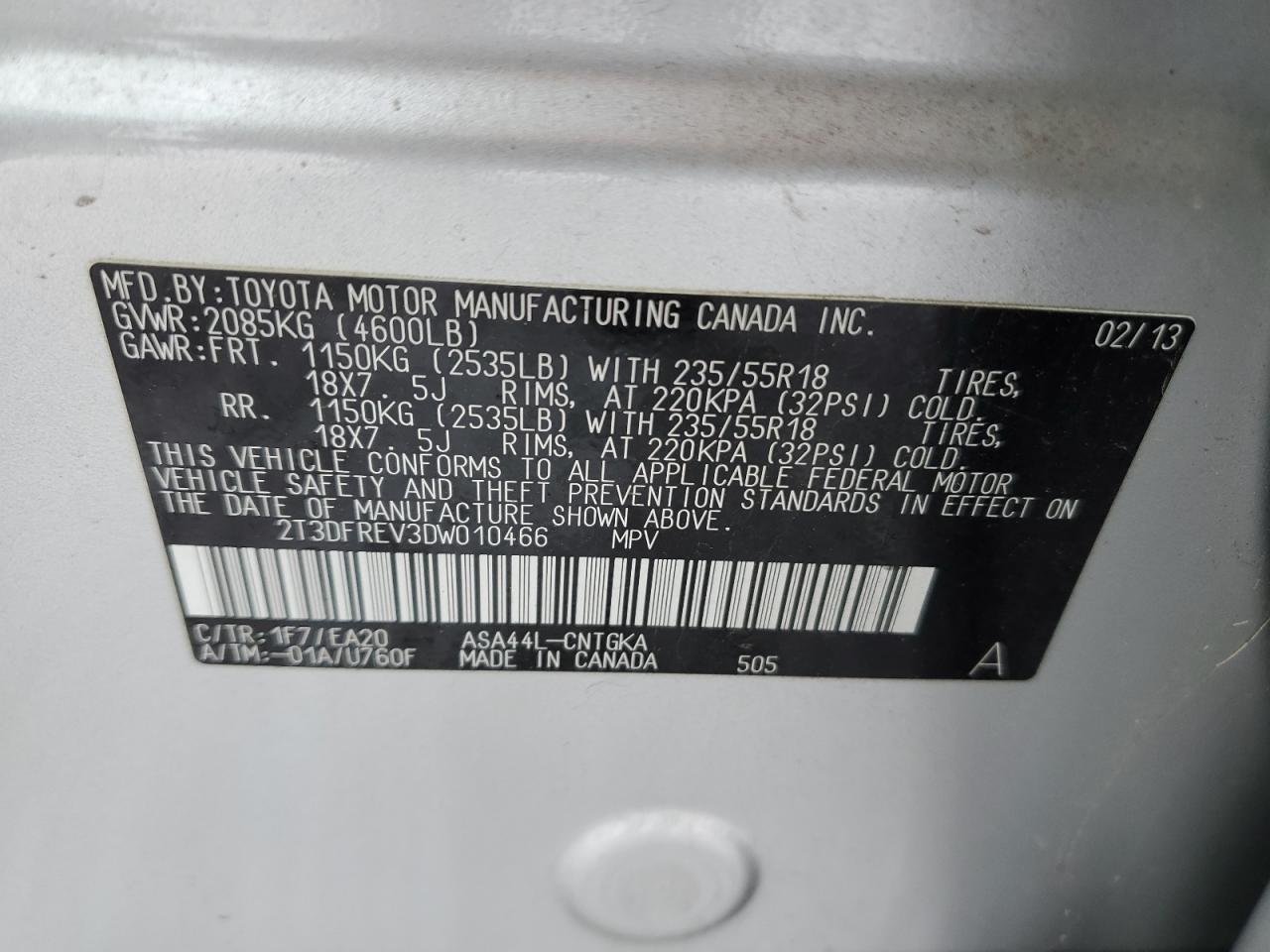 2013 Toyota RAV 4 - Image 15
