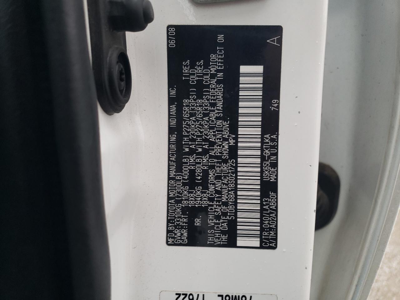 2008 Toyota Sequoia - Image 14