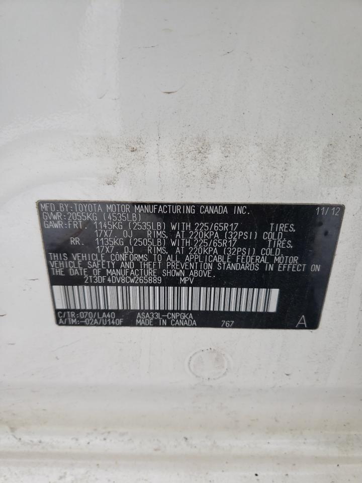 2012 Toyota RAV 4 - Image 13
