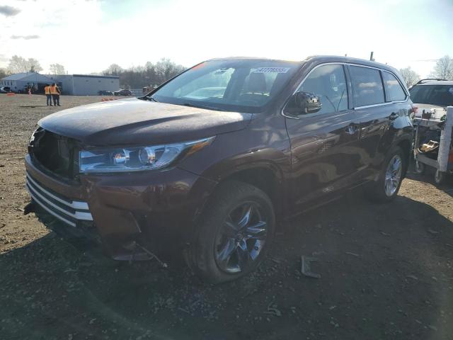 TOYOTA HIGHLANDER 2017 Бургунді