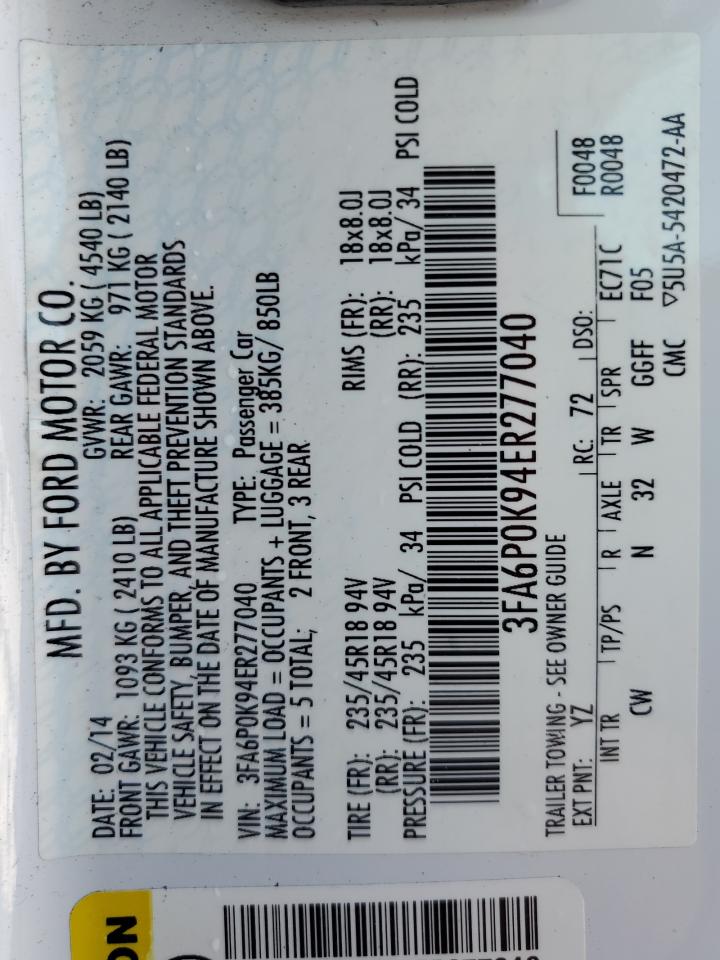 2014 Ford Fusion - Image 12