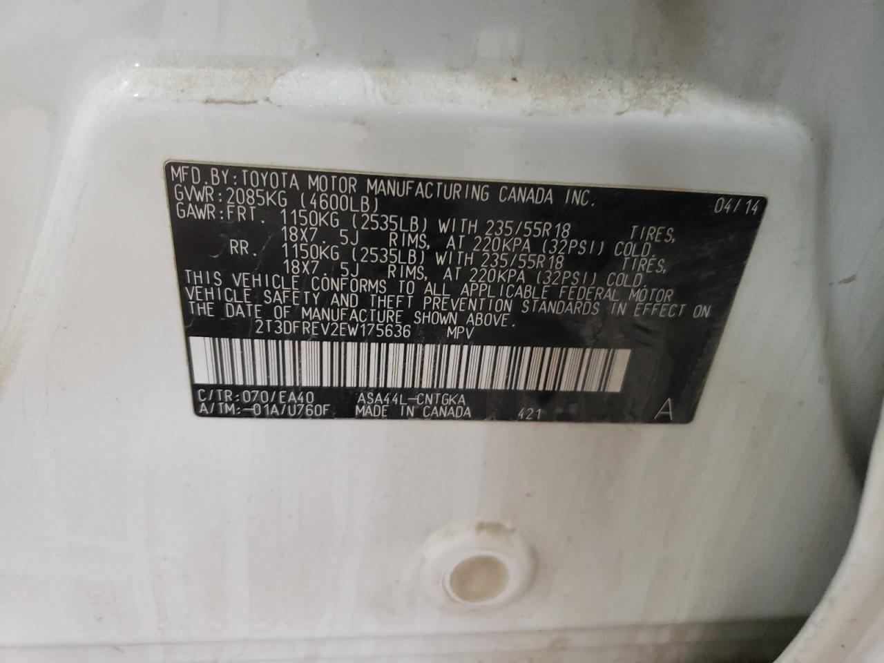 2014 Toyota RAV 4 - Image 15