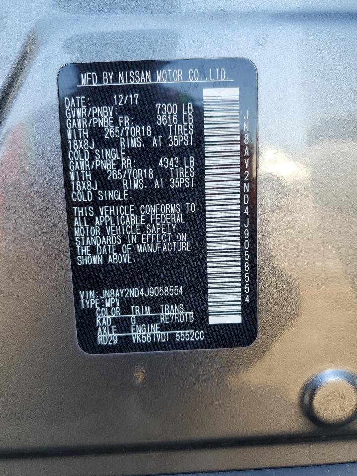 JN8AY2ND4J9058554 NISSAN ARMADA 2018