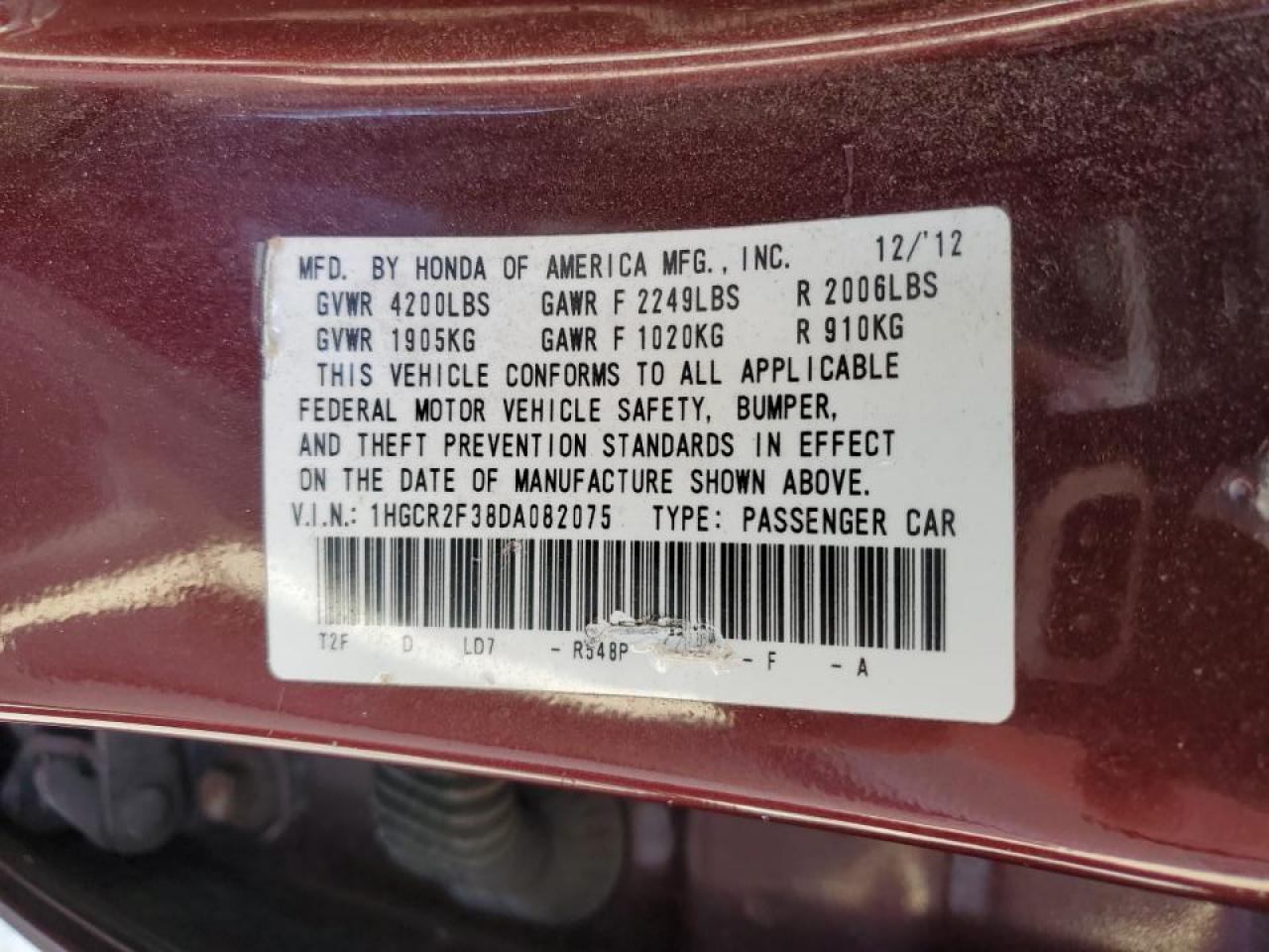2013 Honda Accord - Image 14