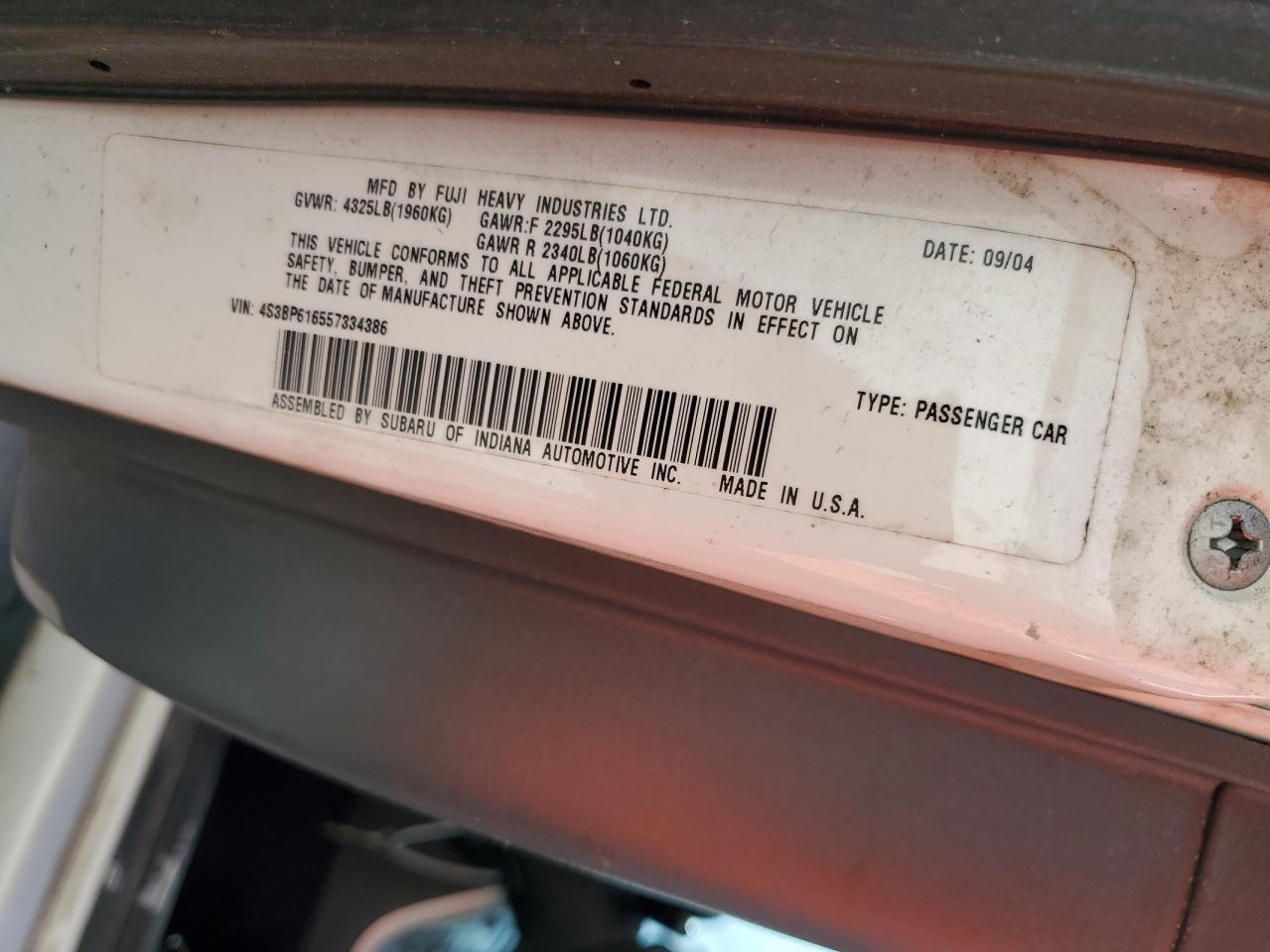 2005 Subaru Legacy - Image 14